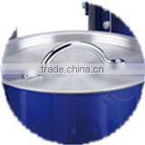 ALUMINUM DURABLE COLORED COOKWARE SET WITH DOUBLE CHROMED HANDLE