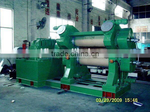 XY-610 Rubber recycing machine rubber calender, two roll calendering machinery
