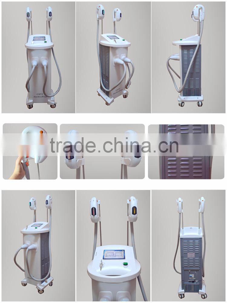 2016 hot most effective fast hair removal machien OPT SHR machine