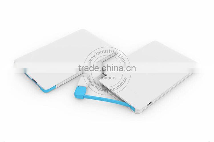 personalized branding colorful printing credit card smart power bank for hot oem