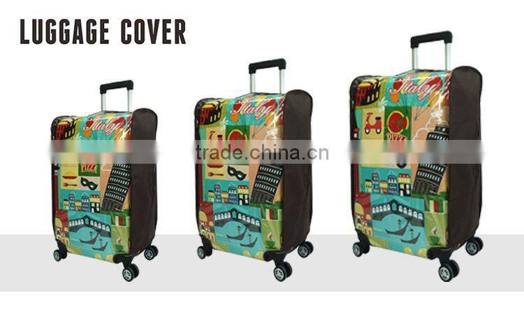 Custom Non Woven Luggage Cover/ canvas fabric luggage cover