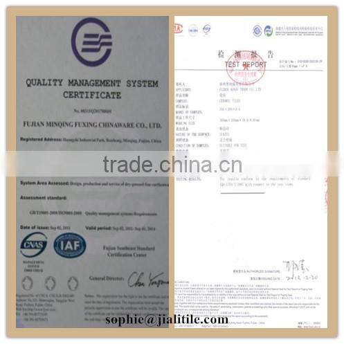 Hot sale white floor tile qatar showroom