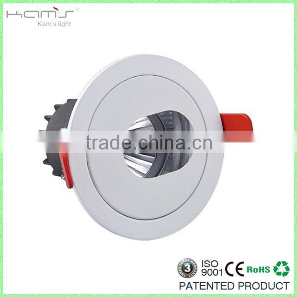 Dimmable 8W Spot LED Recessed Ceiling Light / COBLED Downlight with Dimmable Driver