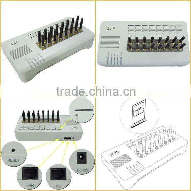 Popular 16 channels gsm voip gateway 16 port,VPN PPTP Relay server GOIP16