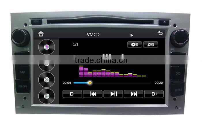 Dual-core 7'' touch screen car dvd player for Opel Astra Vectra