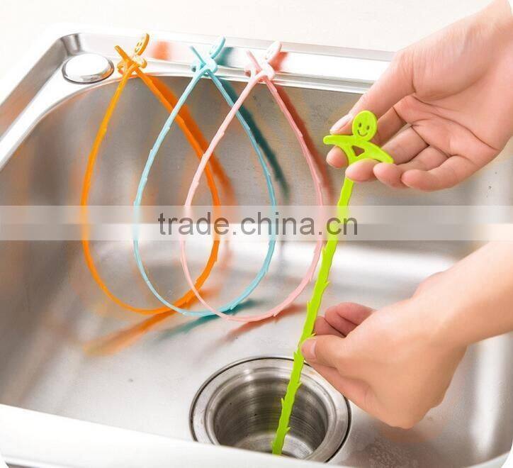 hot plastic cleaning tools toilet drain pipe cleaners/plastic pipe cleaner / kitchen pipe cleaner