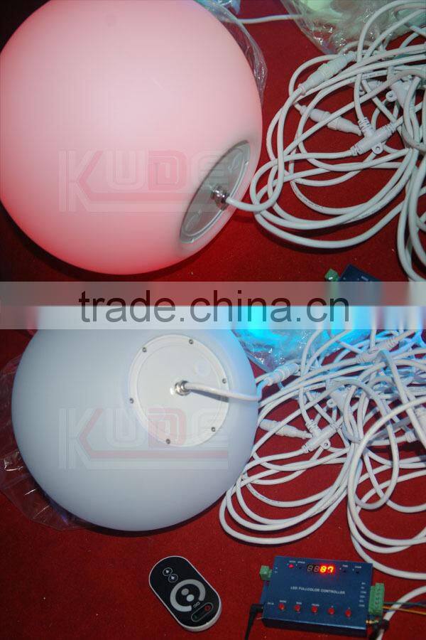 DMX remote control illuminated led decoration led hanging ball for party/wedding