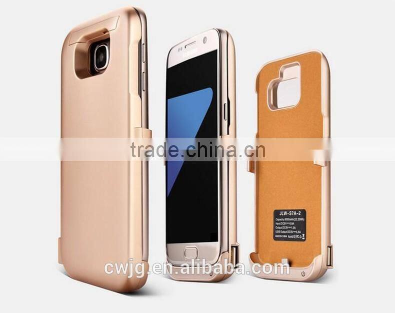 The 4200MAH backup battery rechargeable battery for samsung S7 mobile charging power supply case for s7