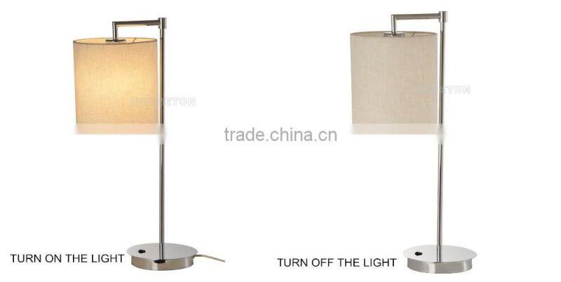 Hotel chrome chanel table lamp,chrome chanel table lamp,chanel table lamp T1040