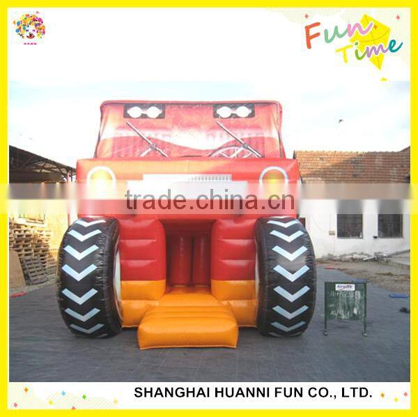 PVC 0.5MM customized Inflatable truck model Water Slide price