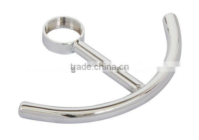 Chromed footrest of chair