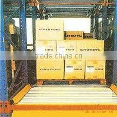 Big warehouse pallet flow roller racking system