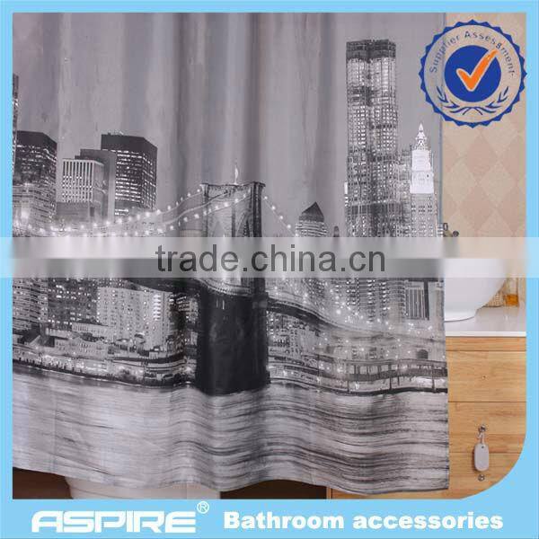 textile curtain for bathroom