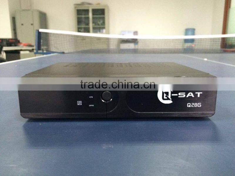 2015 hot product Q-SAT Q28G,Q-SAT Q28,qsat q28g hd dvb-s2+t2 gprs free 1year iks factory price