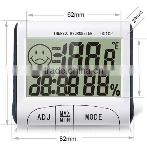 wall clock with thermometer and hygrometer DC103