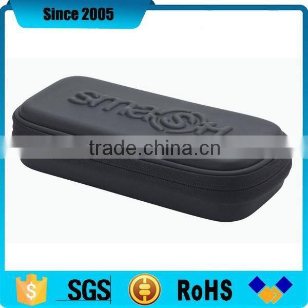 2015 dongguan blue pu eva pencil case box for girls