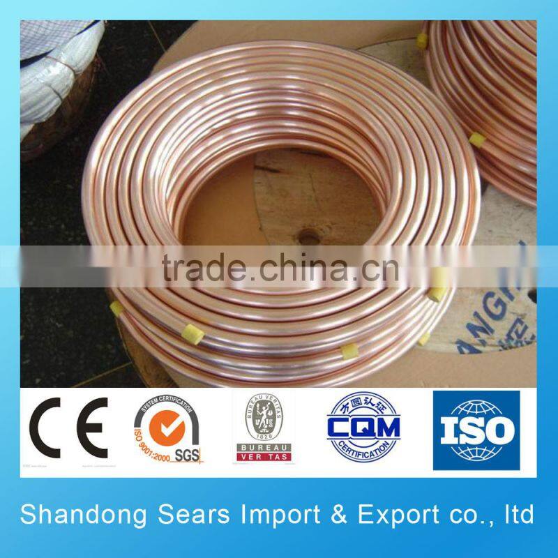 Wholesale large diameter copper pipe refrigeration copper tube