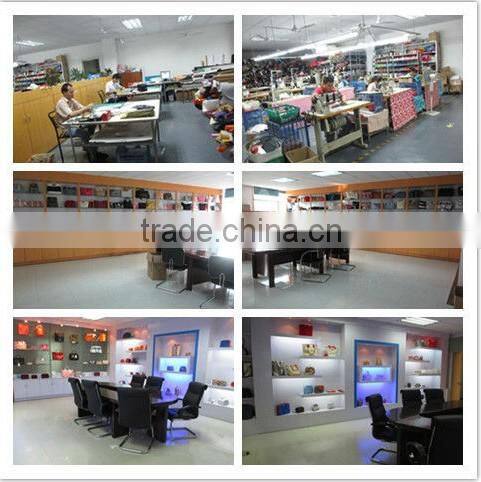 Hot selling polyester and PU ladies handbag