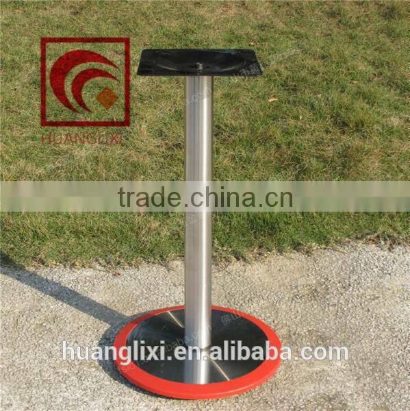 Round metal table base, stainless steel table legs, table footings,wholesale acrylic furniture legs,heavy duty table base