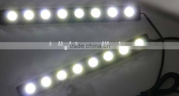 2 x 8 LED Eagle Eye Daytime Running Light DIY 16W LED LAMP 100% waterproof Universal Car Light DRL car light
