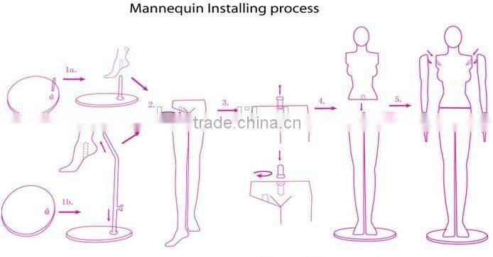 RH-Z-6 Wholesale Male Standing Display Movable Mannequin