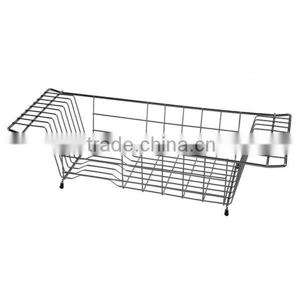 Icegreen Silver Stainless Steel In-Sink Dish Rack/ Drain Rack