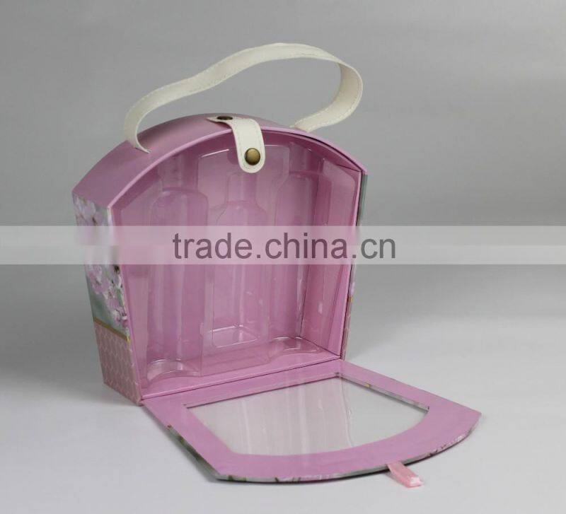 Luxury Fashionable Portable cosmetic box packaging