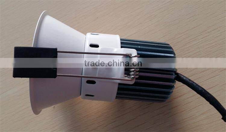 high CRI round recessed high power saa led downlight 12w