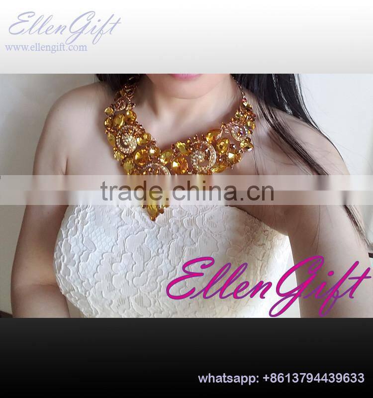 Imitation Wedding Crystal Jewelry Set AJS4222