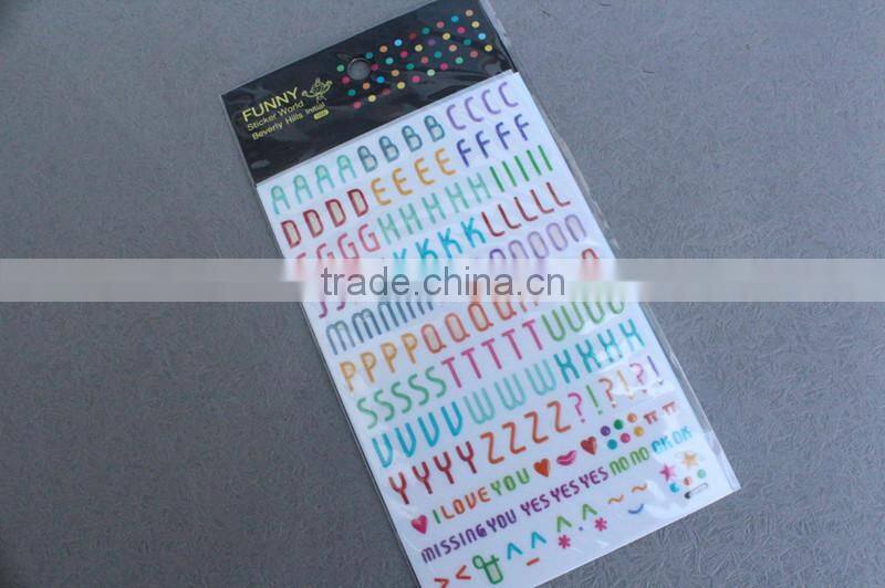 cheap custom 3d serial number sticker
