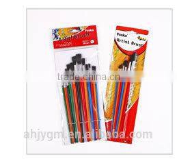 White Box/Opp bag/Blister card Packing Wooden Handle Wool Hair Artist Brush/professional artists painting brushes-253series