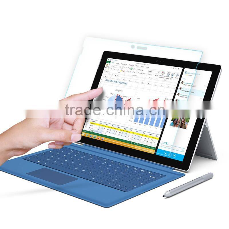 anti-radiation laptop glasses screen protector tempered glasses for surface pro 3