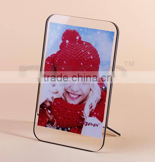 acrylic curve photo frame