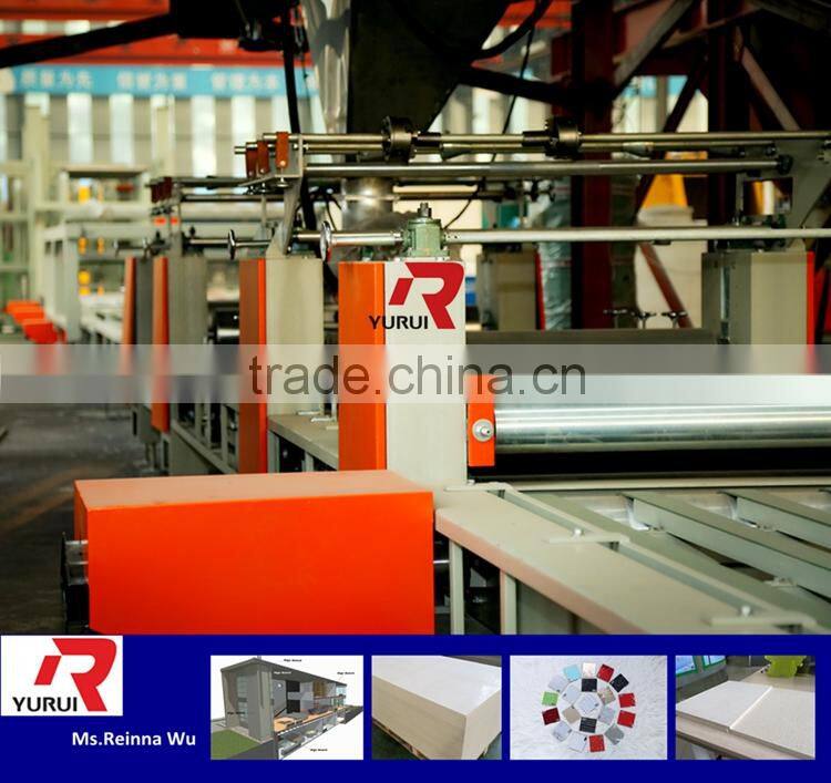fireproof magnesium oxide board machine / heat preservation magnesium oxide board production machine line 30years history