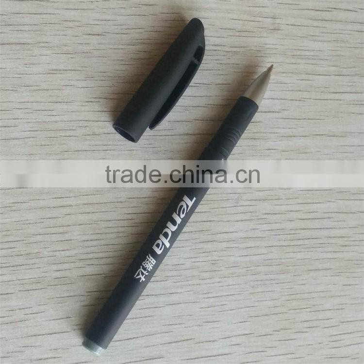 High Quality Personalized pad printing black neutral advertising ball pen