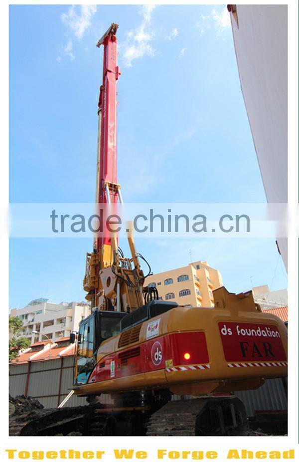 MOST Capable!!! Crawler Drill, FAR80 Hydraulic rotary drilling rig with long Spiral