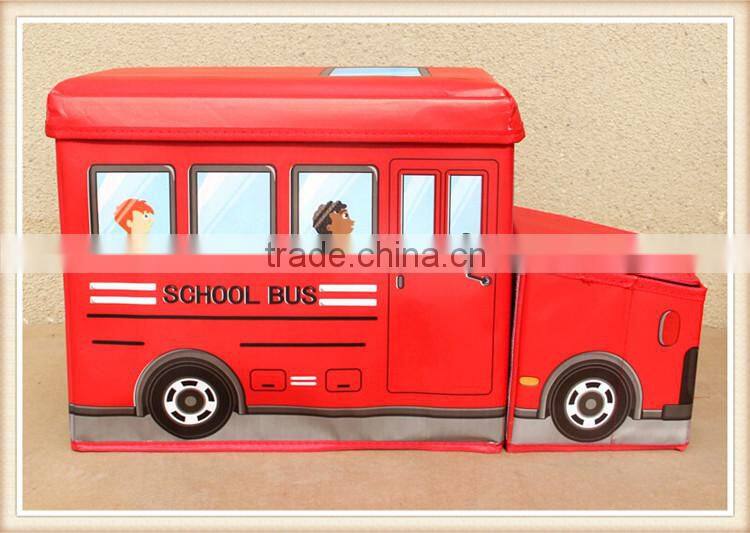 Car style printing child toy Storage Box