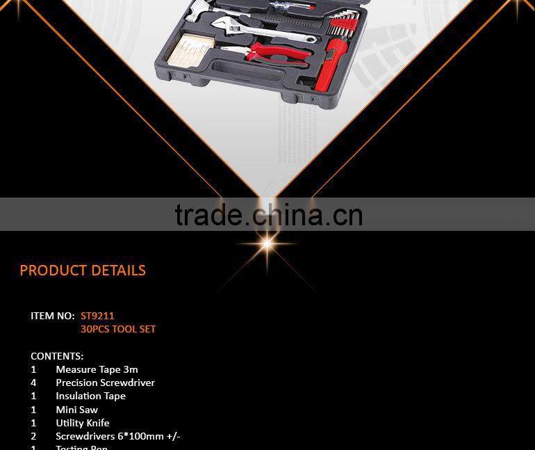 30pcs professional multi function tools box set mechanic tool kit