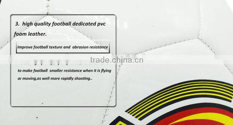 Trade Assurance synthetic leather flag football , rubber soccer ball