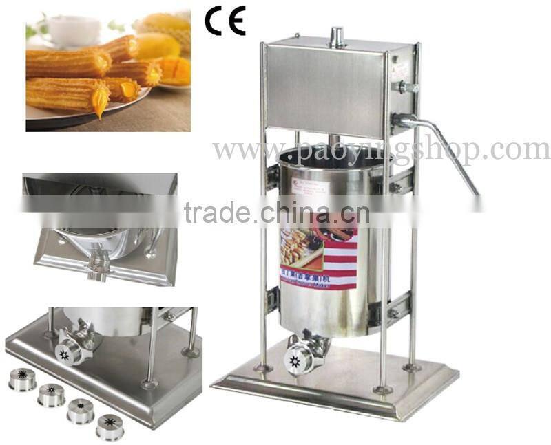(2 in 1) Commercial Use Manual Spanish 12L Churro Machine + 1L Churros Filling Machine