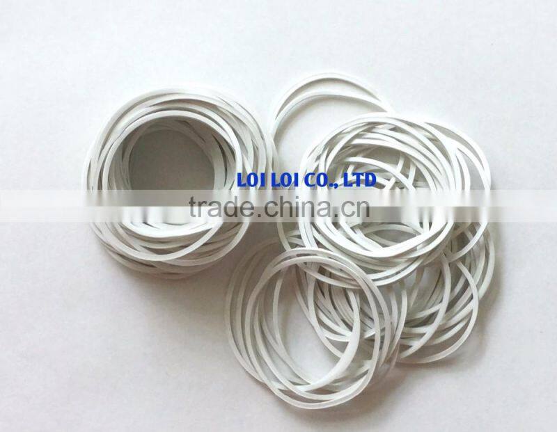 32 mm White Flexible Rubber Band with Factory Price - Colorful customized rubber bands