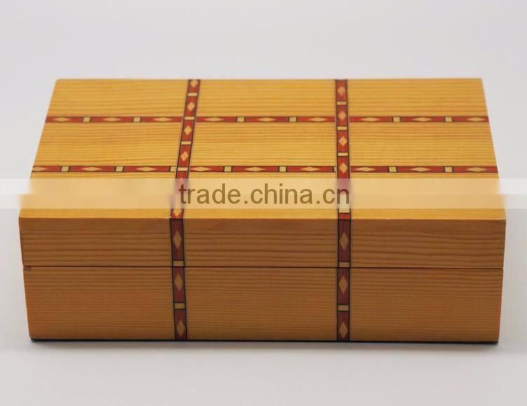 Free sample high quality custom logo printed wooden packaging boxes jewelry gift box