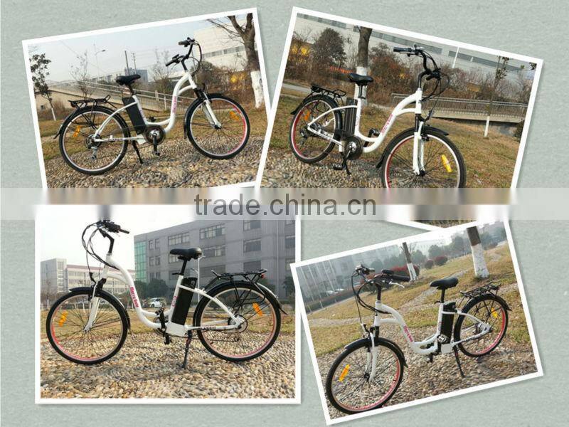 buy green female city electric bike electric dirt bikes for adults with CE, EN15194