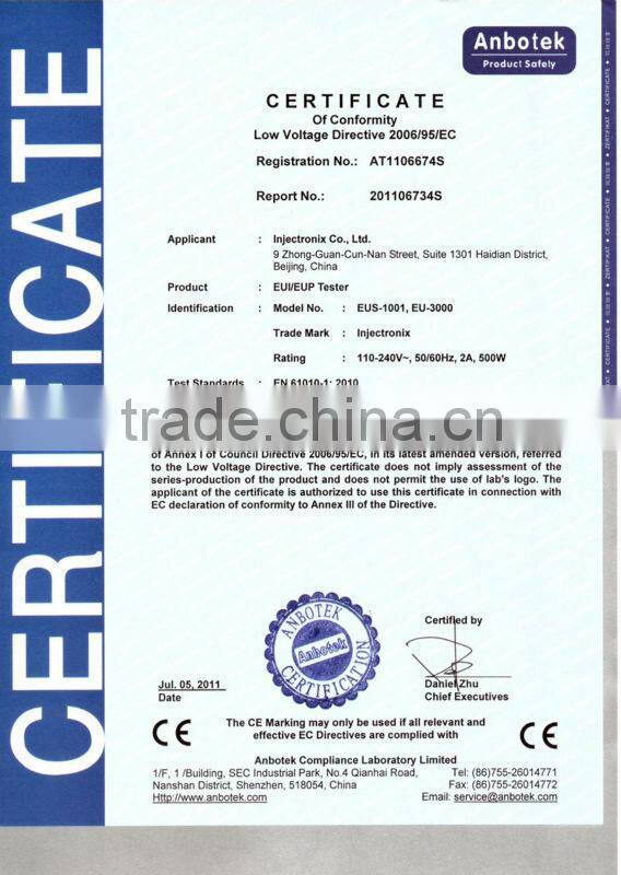 CRS-4000 COMMON RAIL INJECTOR AND PUMP TESTER