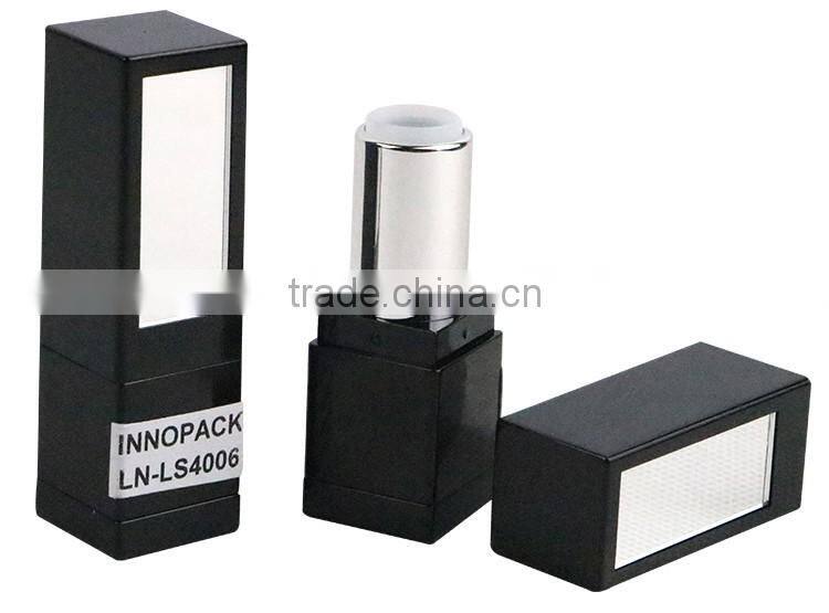 private label empty OEM ODM cosmetic plastic lipstick tube square lip balm containers