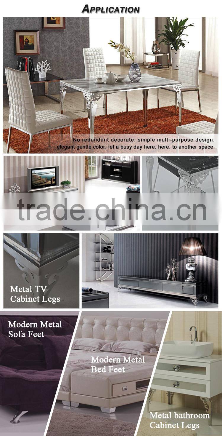ZHIFA ZF-A105 factory price metal sofa leg, buy furniture legs, black sofa legs