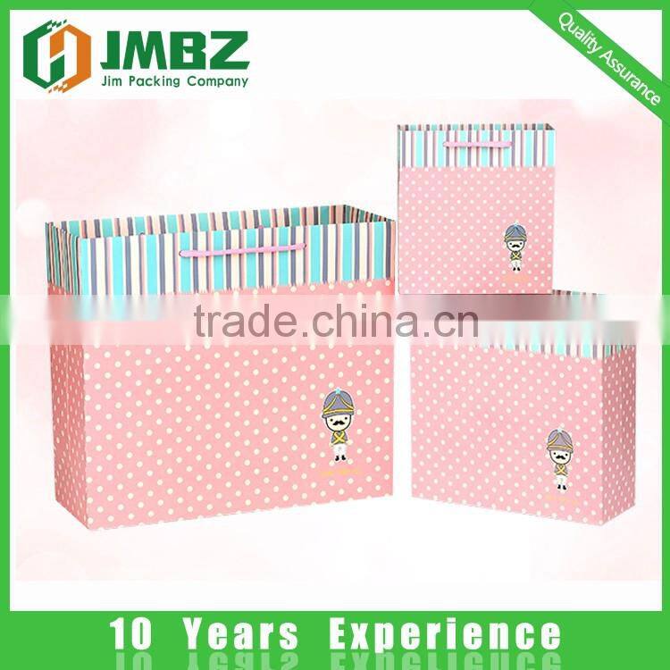 2014 custom made paper shopping bag printing&cheap paper bag printing