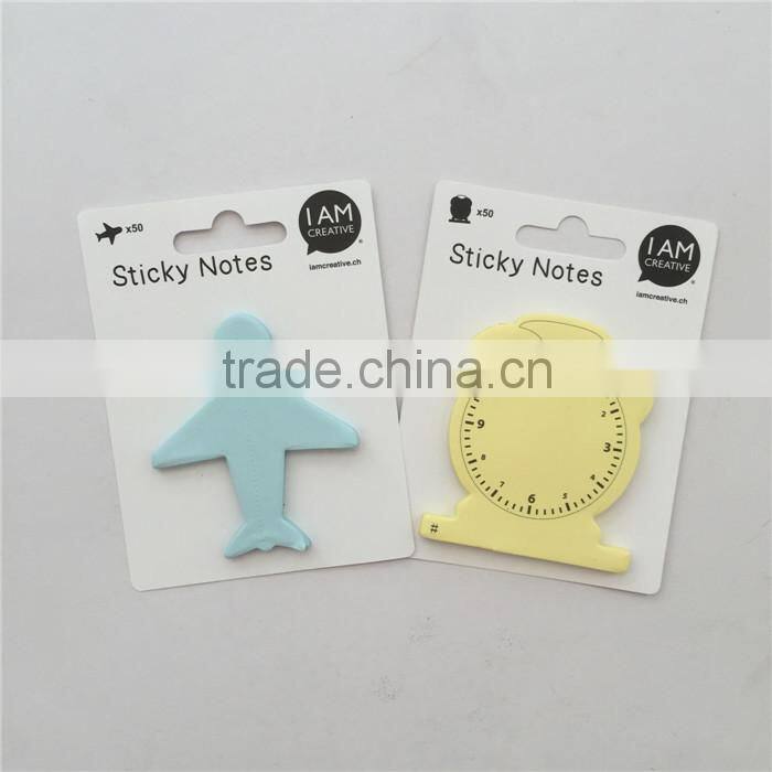 wholesale recycled die cut memo pad sticky note for school and office