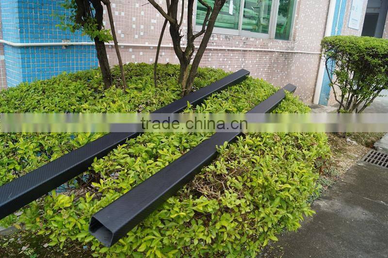 Juli professional factory custom carbon fiber tube, rectangular/square tube for yacht