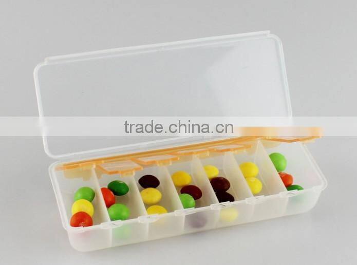 Wholesale 7 Days Plastic Pill Box, pill case